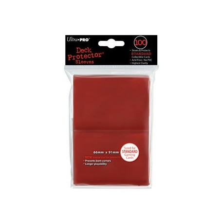 ULTRA PRO sleeves Standard (Rouge) 66X91