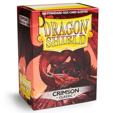 DRAGON SHIELD Crimson - 100 Sleeves