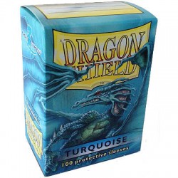 DRAGON SHIELD Turquoise - 100 Sleeves