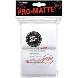 ULTRA PRO sleeves Matte Standard (blanche) 66X91