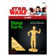 METAL EARTH : Star Wars C-3PO d'Or