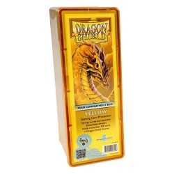 Dragon Shield Box 4 Compartments - Jaune