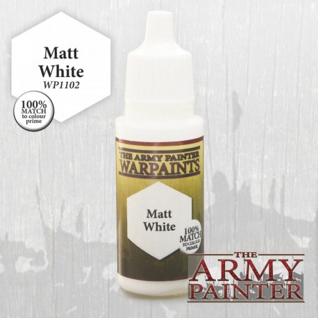PEINTURE MATT WHITE - ARMY PAINTER