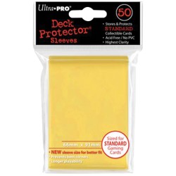 ULTRA PRO 50 sleeves Standard (jaune) 66X91