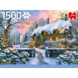 Puzzle 1500pièces - Whitesmith's Cottage en Hiver