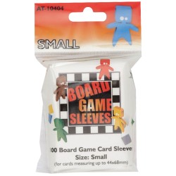 Board Game Sleeves - Clear Small fits cards 44x68 mm