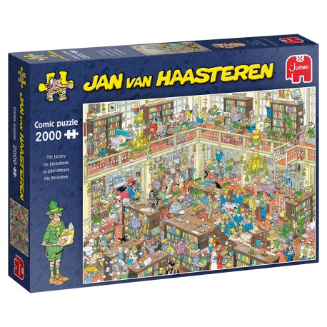Jan van Haasteren - The Library (2000 pieces)