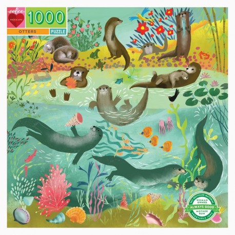 PUZZLE EEBOO OTTERS