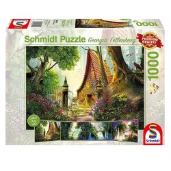 PUZZLE 1000 pcs MAISON DANS LA CLAIRIÈRE