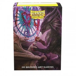 Dragon Shield Brushed Art Sleeves - Valentine Dragons 2022
