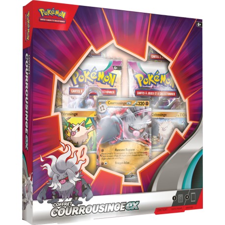 POKÉMON : COFFRET COURROUSINGE-EX JUILLET 2023