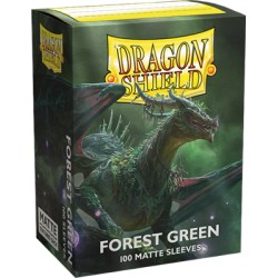 DRAGON SHIELD MATTE FOREST GREEN - 100 Sleeves