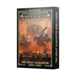 THE HORUS HERESY :THE GREAT SLAUGHTER ARMY CARDS